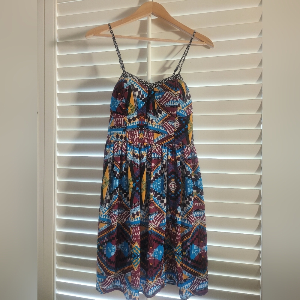 Xhilaration Multicolor Patterned Dress